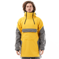 Dragonfly Куртка-анорак сноубордическая Uktus Man Yellow - Grey в Москве